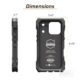 Чехол противоударный Juggernaut IPHONE 17 PRO ENFRCR Phone Case Black: Фото №2
